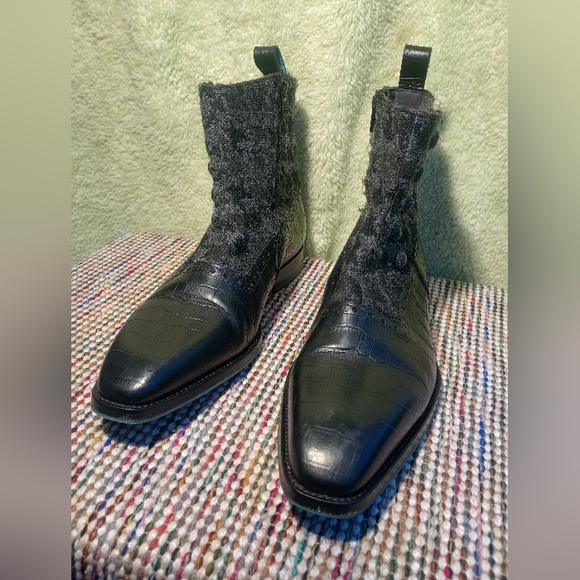 John Fluevog Other - John Fluevog Rufus Magoo Quincy Contrast Balmoral Boot Men's Size 9.5